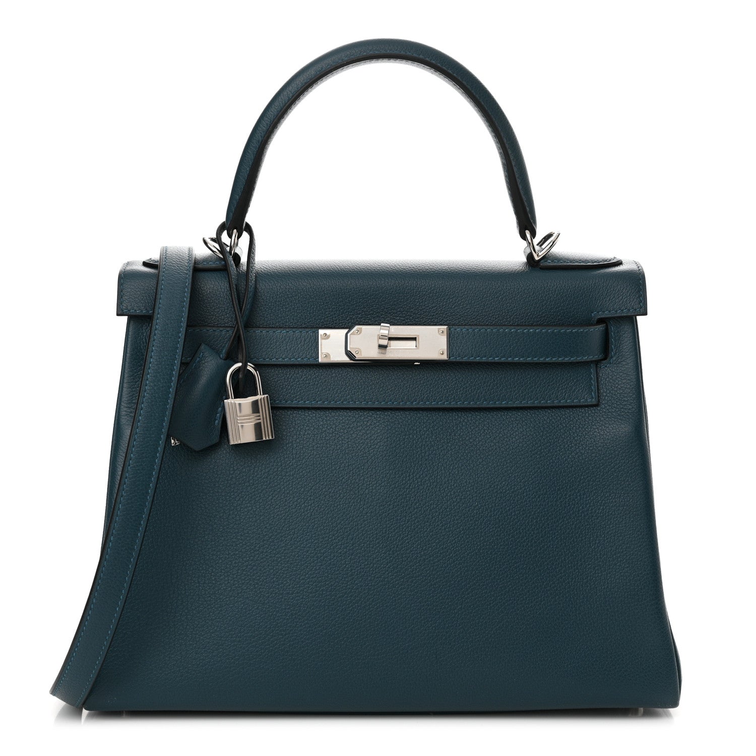 Hermes Evercolor Verso Kelly Retourne 28 Colvert Bleu Atoll 1 of 14