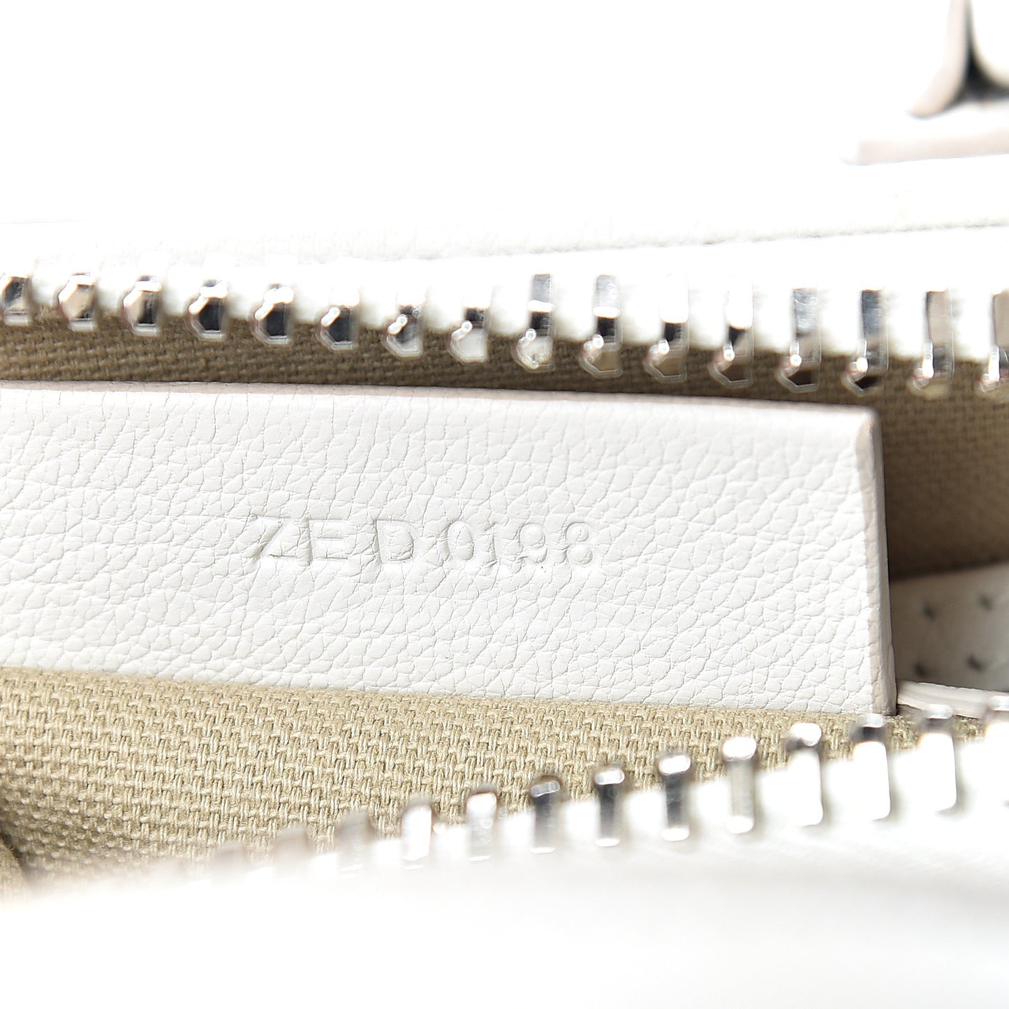 Sugar Goatskin Mini Antigona White
