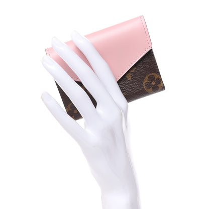 Louis Vuitton Monogram Zoe Wallet Rose Ballerine 2 of 8