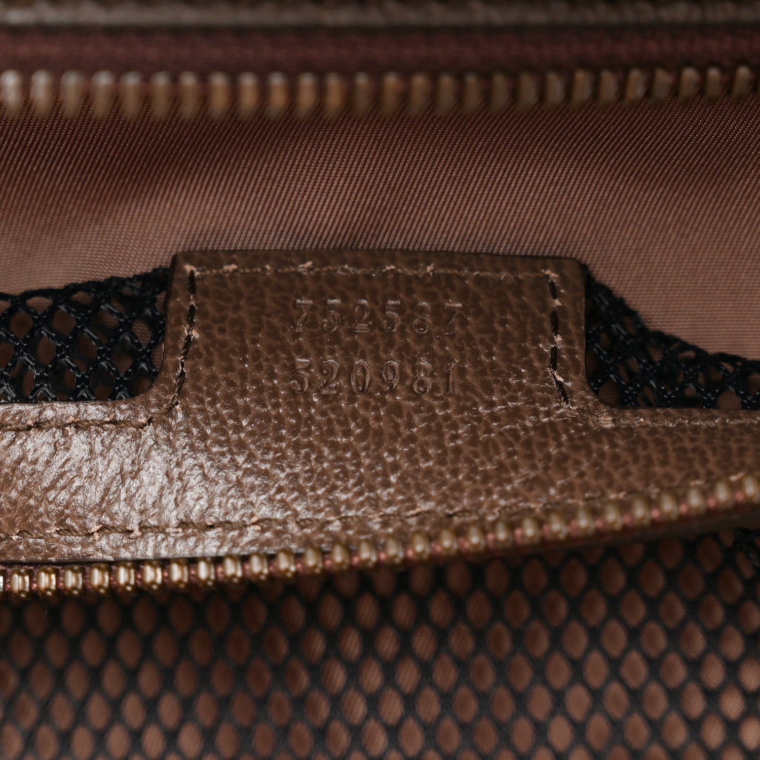 Gucci GG Supreme Monogram Textured Dollar Calfskin Web Savoy Shoe Case Bag Beige Ebony New Acero 7 of 10