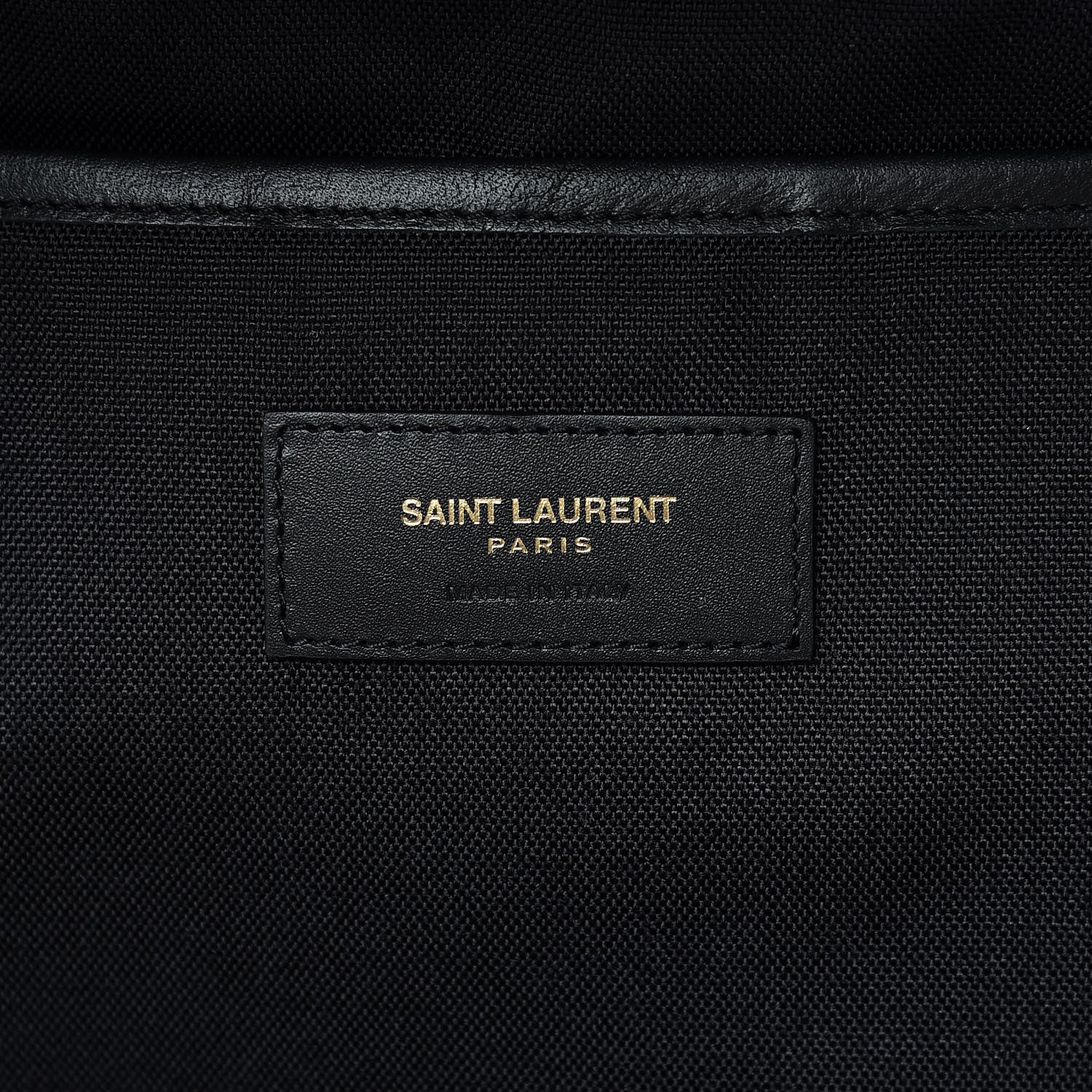Saint Laurent Canvas Polka Dot Print City Backpack Red Powder 6 of 10