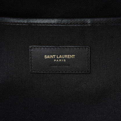 Saint Laurent Canvas Polka Dot Print City Backpack Red Powder 6 of 10