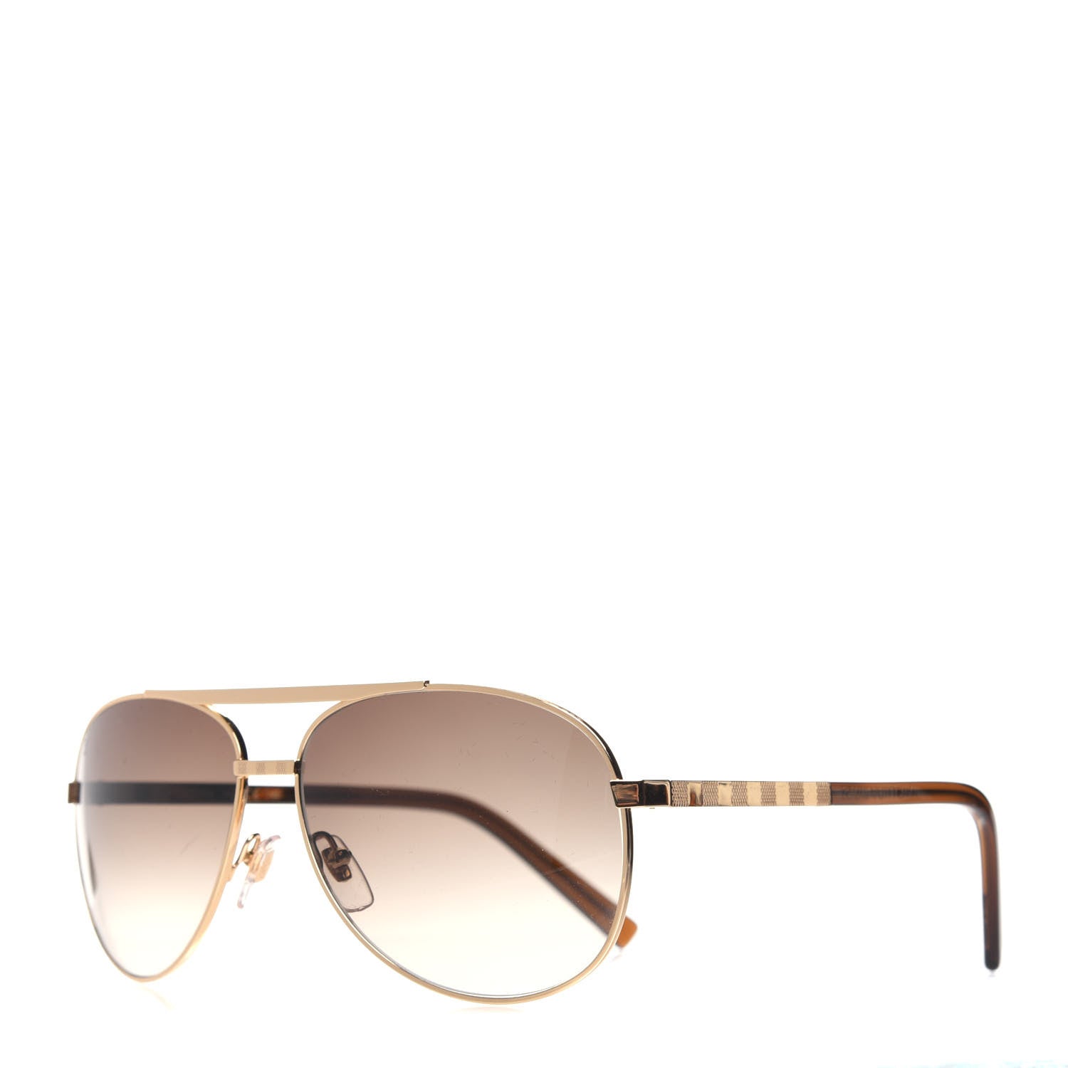 Louis Vuitton Metal Attitude Pilote Sunglasses Z0339U Gold 1 of 9