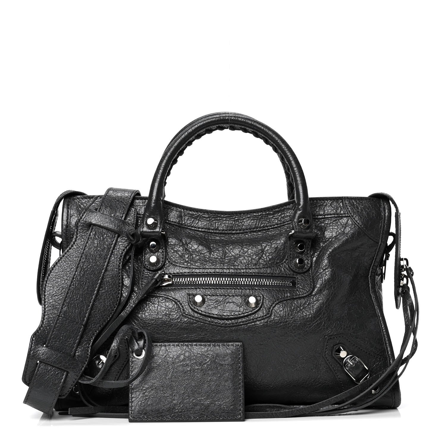 Balenciaga Agneau Classic Silver Hardware S City Gris Fossile 1 of 5