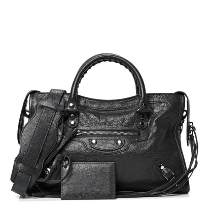 Balenciaga Agneau Classic Silver Hardware S City Gris Fossile 1 of 5