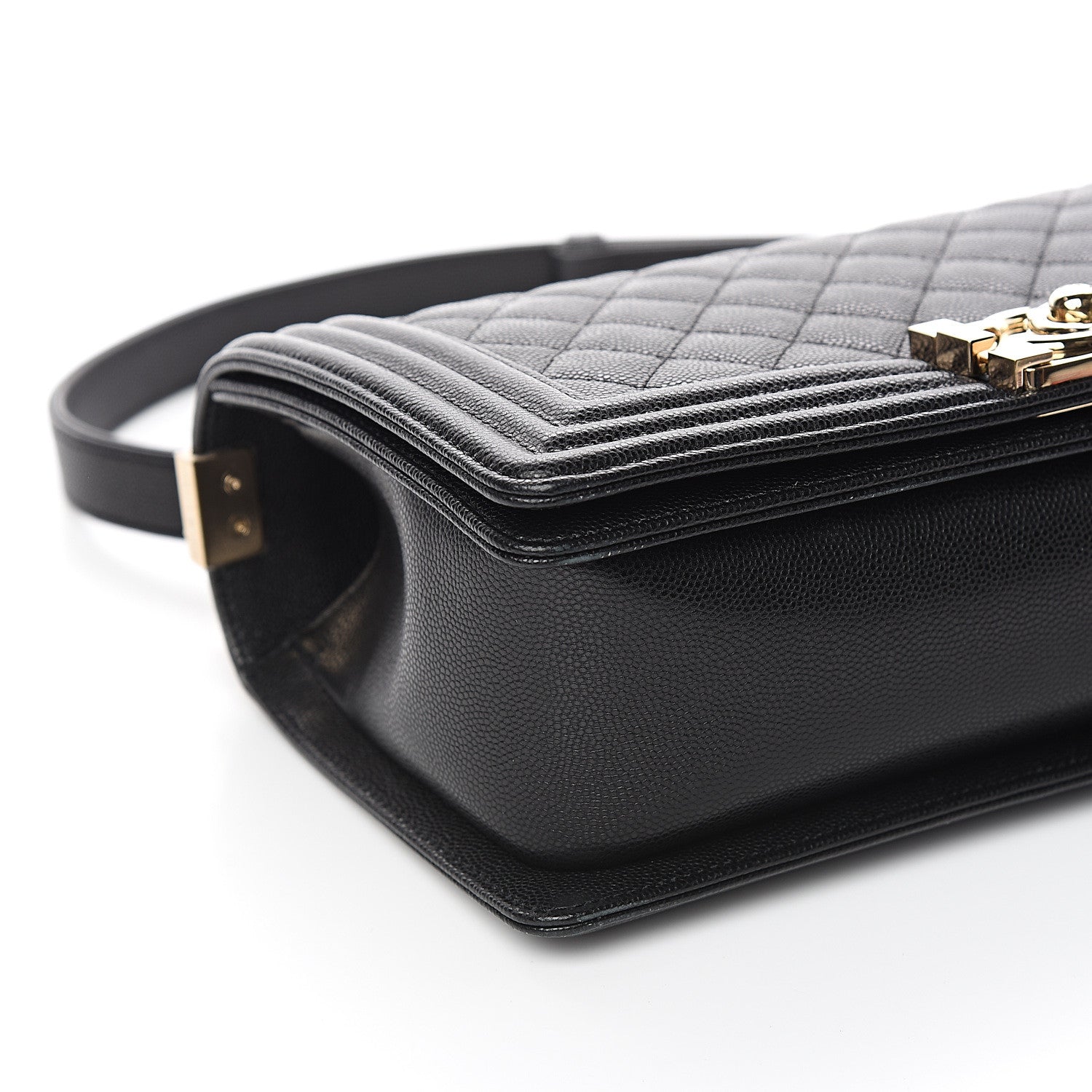 Chanel Caviar Quilted Medium Boy Flap Black 7 of 11