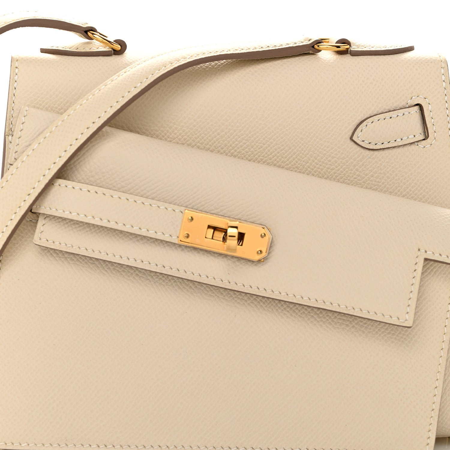 Hermes Epsom Kelly En Desordre Sellier 20 Craie 9 of 12