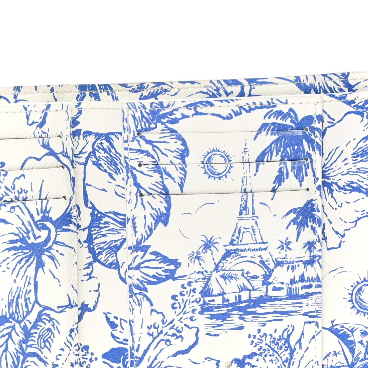 Monogram Tiles By The Pool Victorine Wallet Lagoon Blue