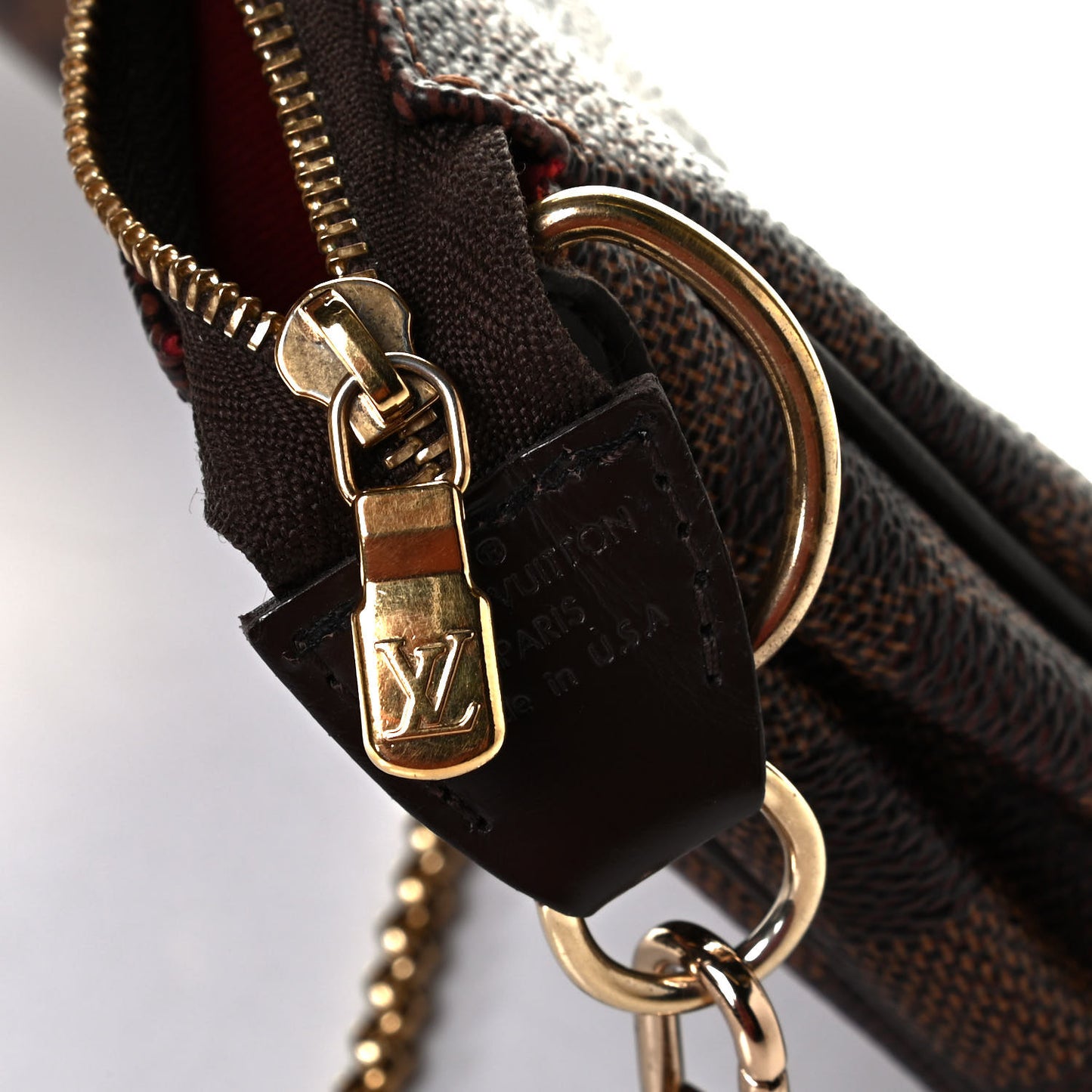 Damier Ebene Eva Clutch