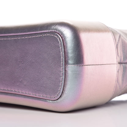 Chanel Iridescent Lambskin Calfskin Quilted Medium Gabrielle Hobo Light Purple 9 of 11
