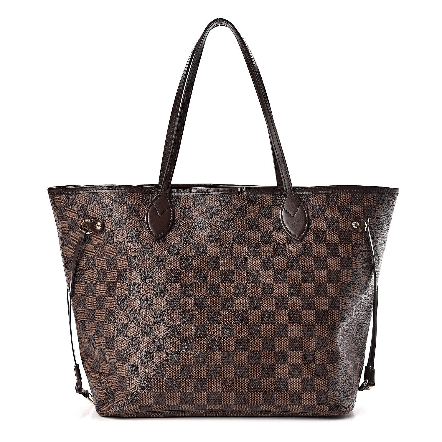Louis Vuitton Damier Ebene Neo Neverfull MM Rose Ballerine 1 of 13