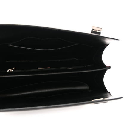 Prada Saffiano Girl Print Satchel Black Ginestra Fuoco 5 of 9