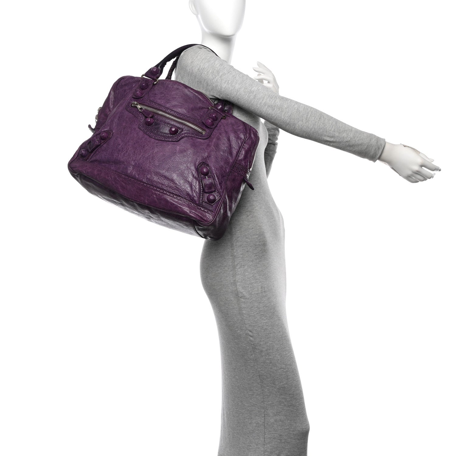 Balenciaga Agneau Giant Brogues Hardware Office Tote Murier 2 of 11