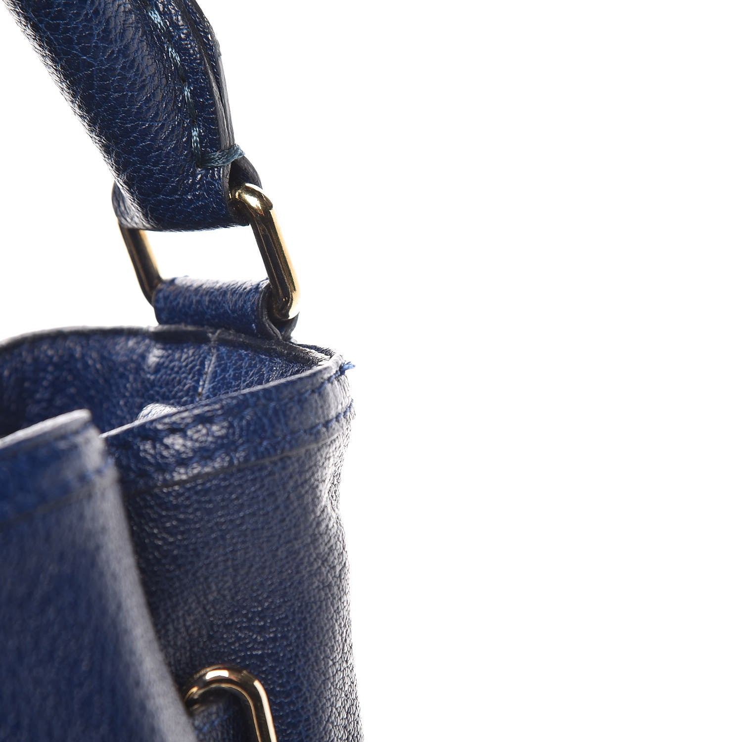 Burberry Grainy Calfskin Medium Wilenmore Hobo Blue 8 of 10