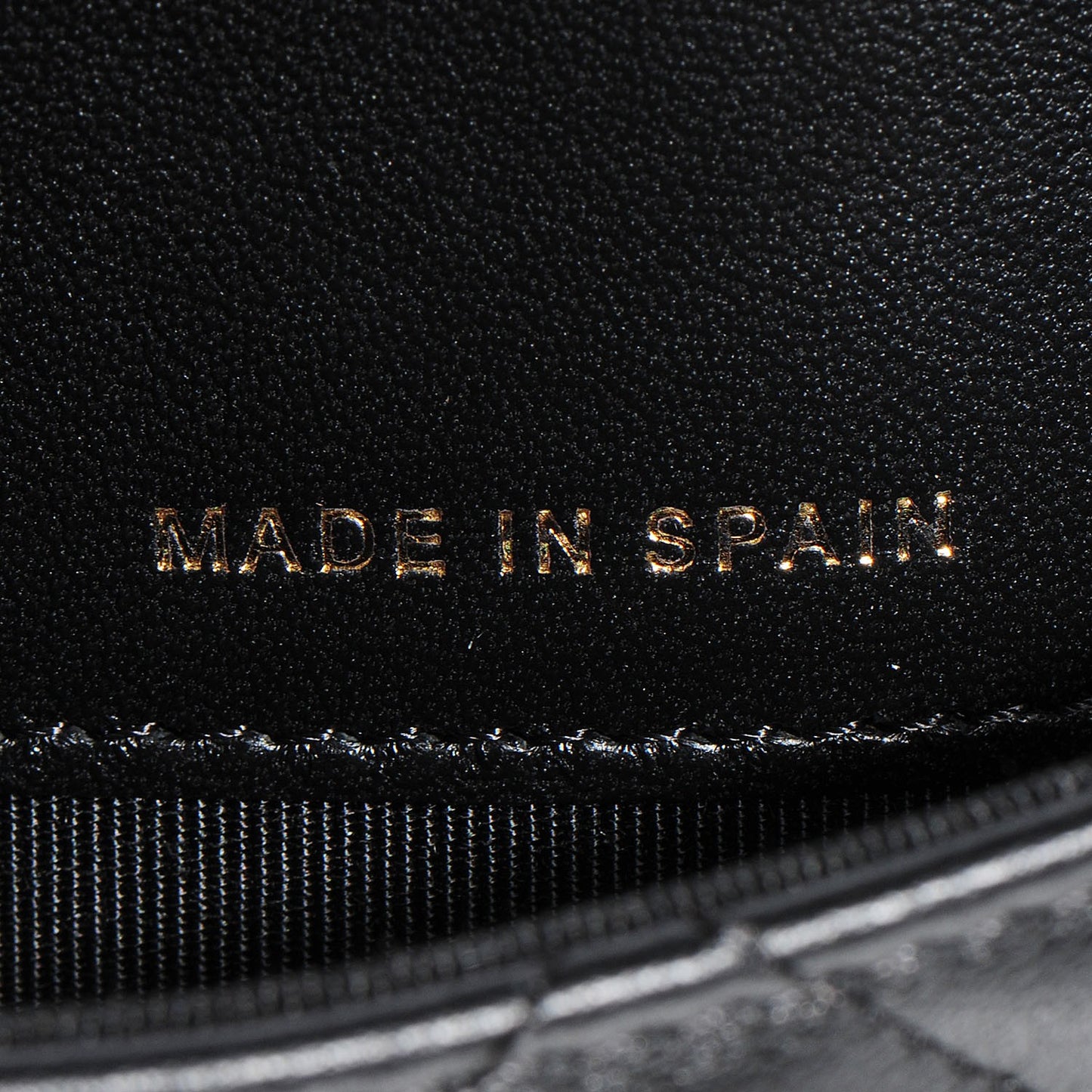 Lambskin Quilted Small Flap Wallet Black