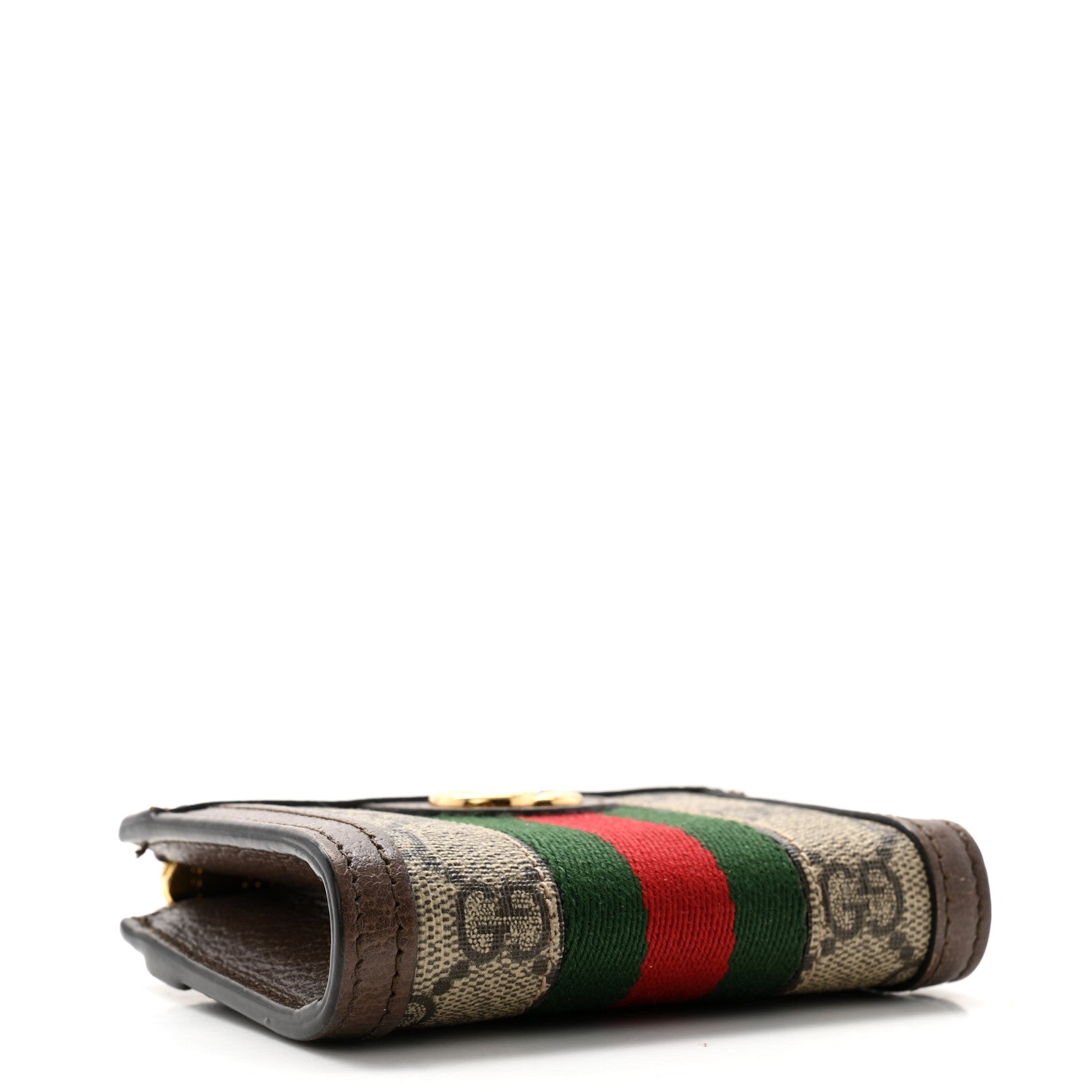 Gucci GG Supreme Monogram Web Ophidia Zip Wallet Beige New Acero 4 of 10