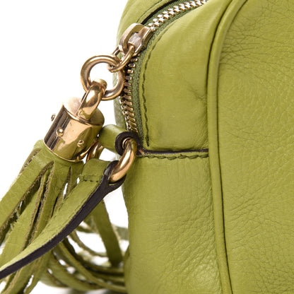 Gucci Pebbled Calfskin Small Soho Disco Bag Green 12 of 13