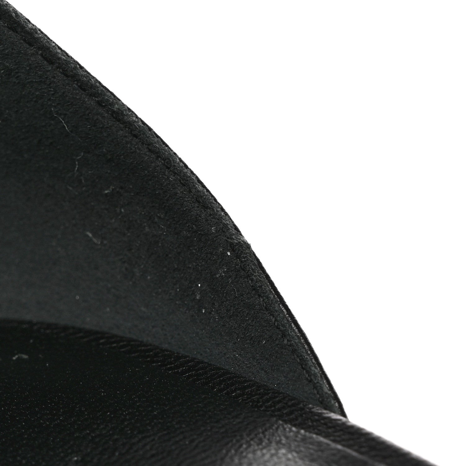 Hermes Goatskin Elda Espadrille Wedge Sandals 39 Black 15 of 17