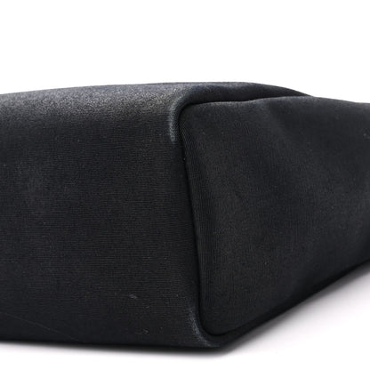 Hermes Toile Vache Calfskin Herbag 30 PM Black Natural 10 of 10