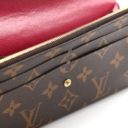 Louis Vuitton Monogram Emilie Wallet Fuchsia 8 of 10