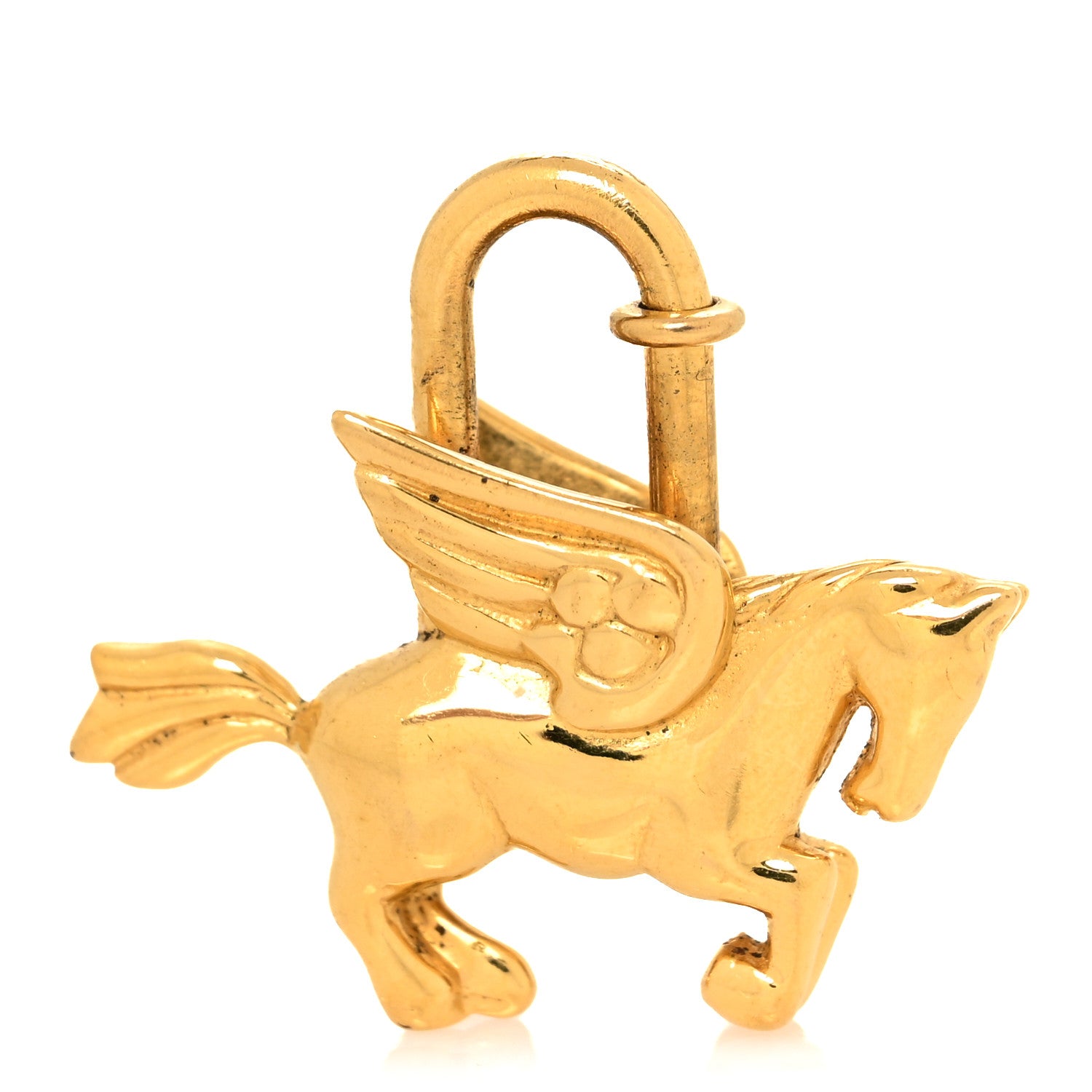 Hermes Pegasus Cadena Lock Gold 1 of 3