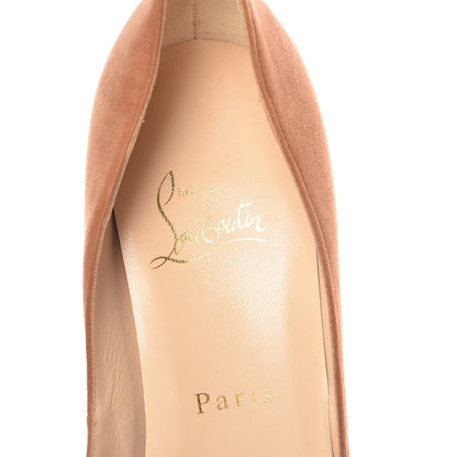 Christian Louboutin Veau Velours Very Prive 120 Pumps 37 Terra Cotta 7 of 8