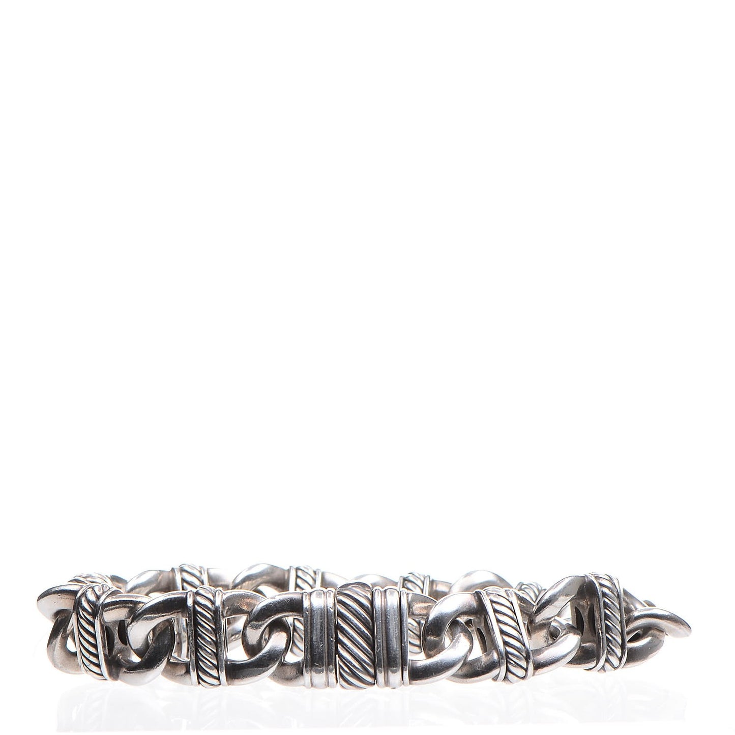 Sterling Silver 14mm Madison Cable Link Bracelet