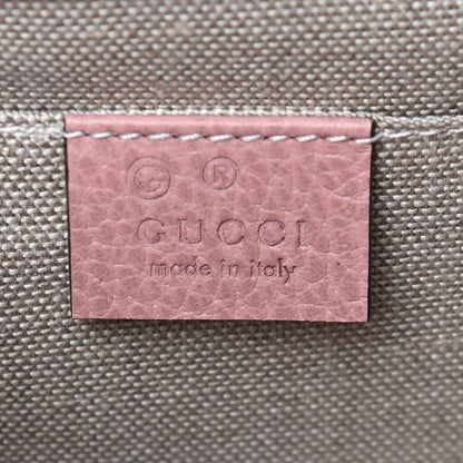 Gucci Dollar Calfskin Small Interlocking G Shoulder Bag Soft Pink 6 of 9