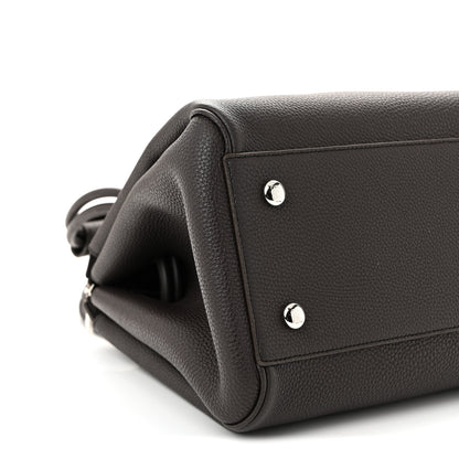 Loewe Grained Calfskin Medium Madrid Bag  Dark Ebony 8 of 9