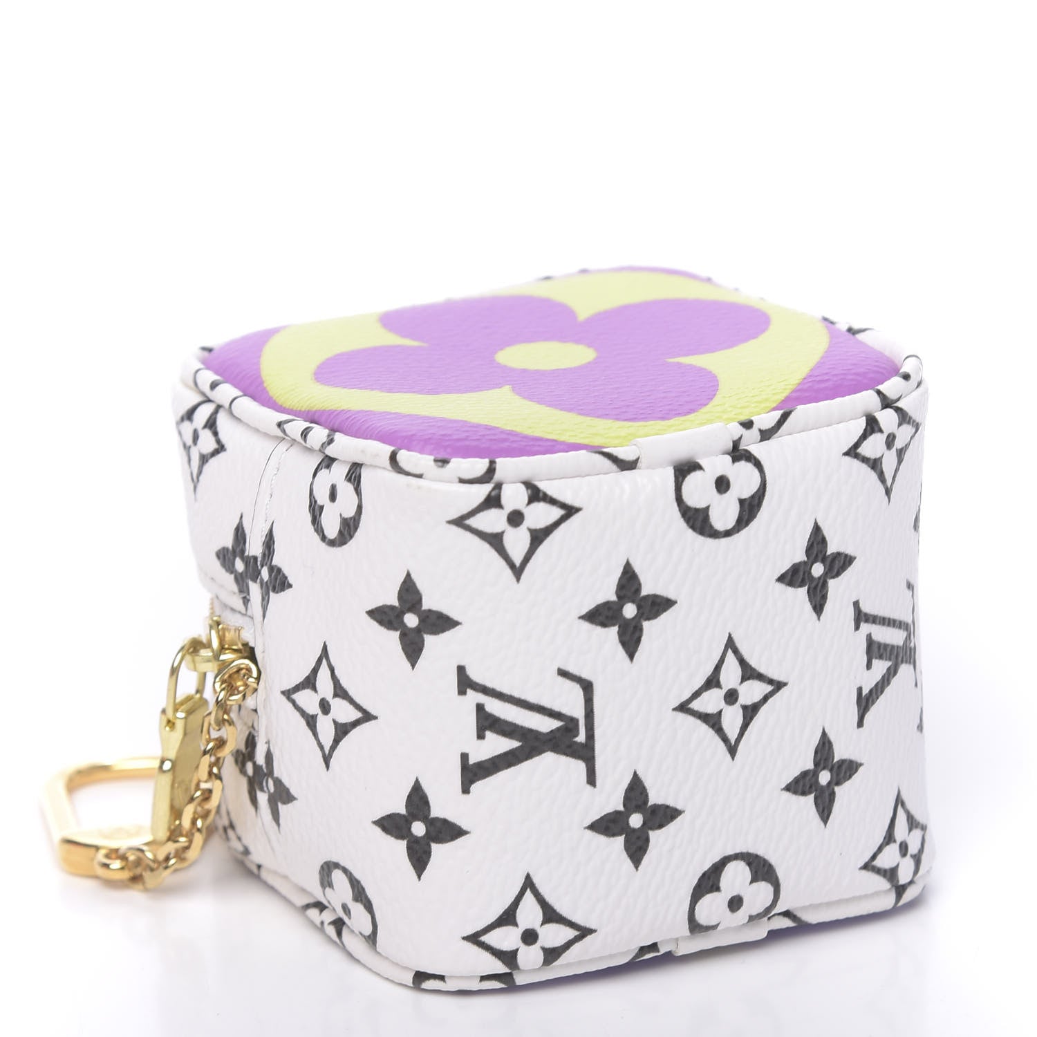 Louis Vuitton Monogram Giant Cube Coin Purse Pink 4 of 11