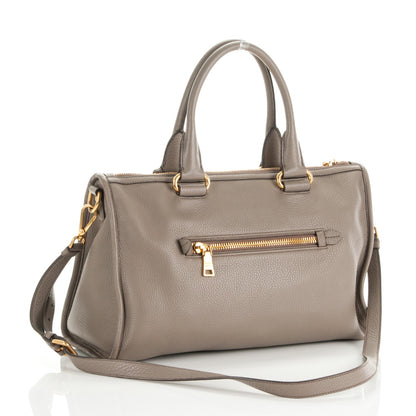 Prada Vitello Daino Shopping Satchel Argilla 4 of 10