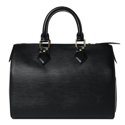 Louis Vuitton Epi Speedy 25 Black 1 of 17