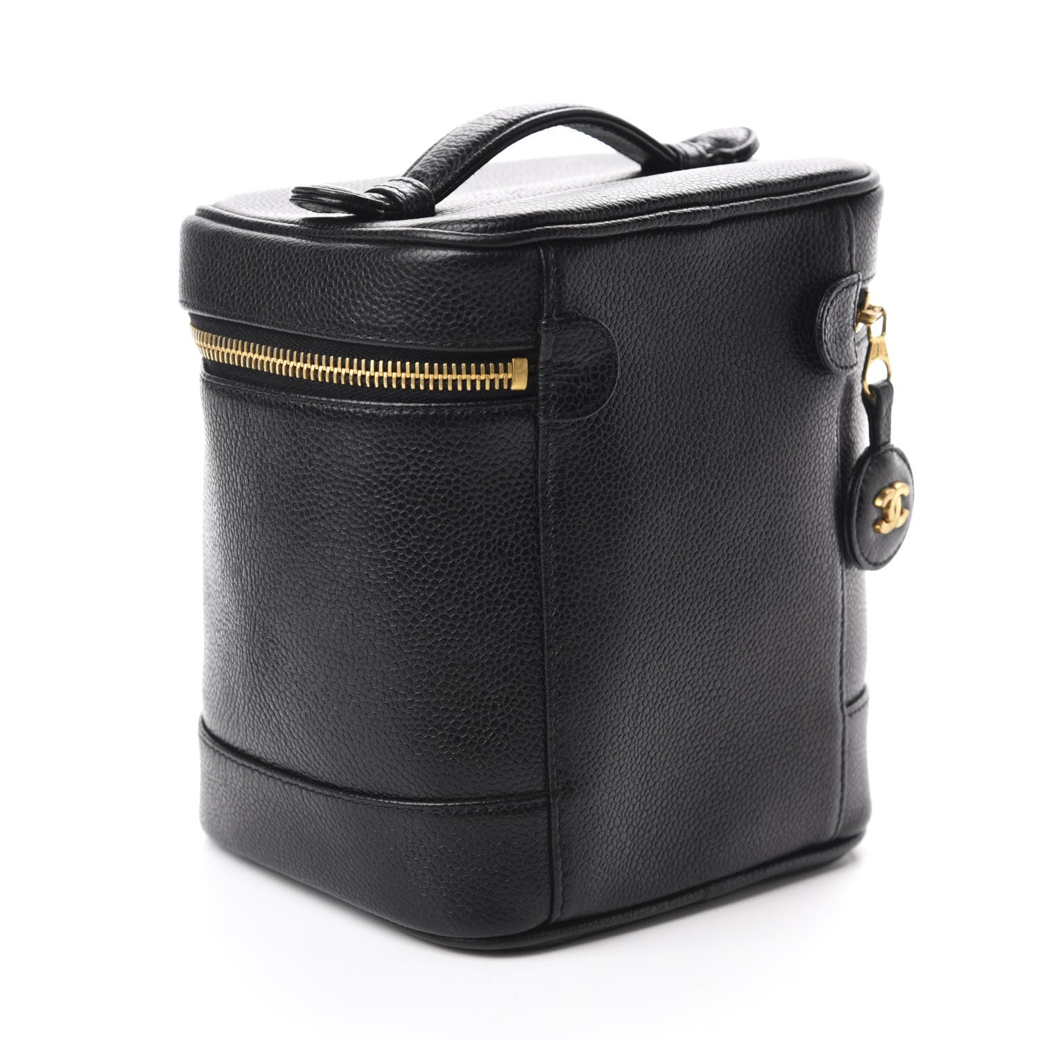 Chanel Caviar Vanity Cosmetic Case Black 3 of 8