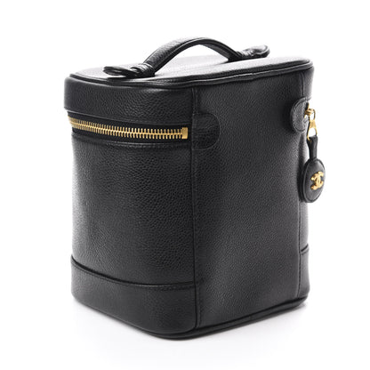 Chanel Caviar Vanity Cosmetic Case Black 3 of 8