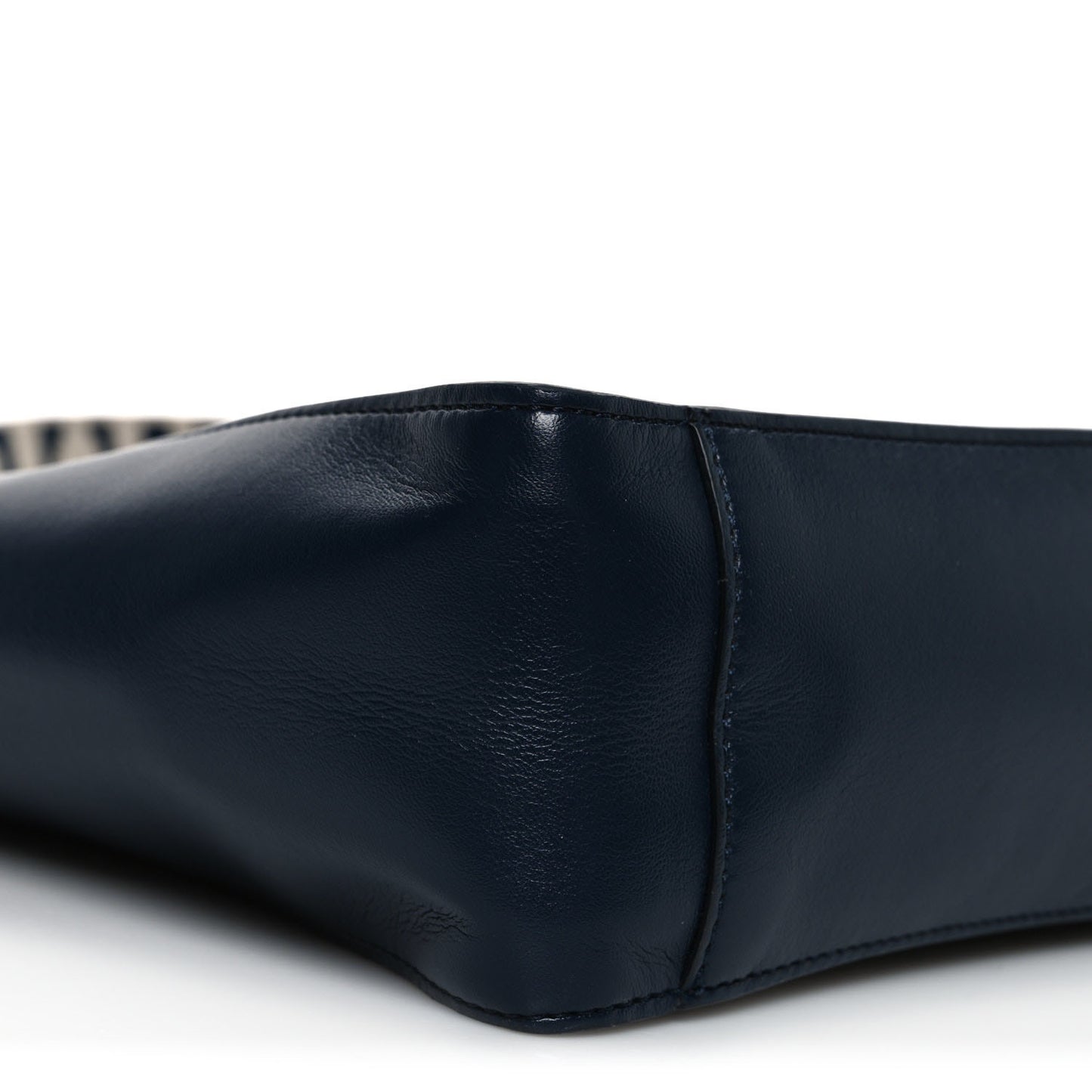 Eco Alter Nappa Perforated Logo Mini Crossbody Navy