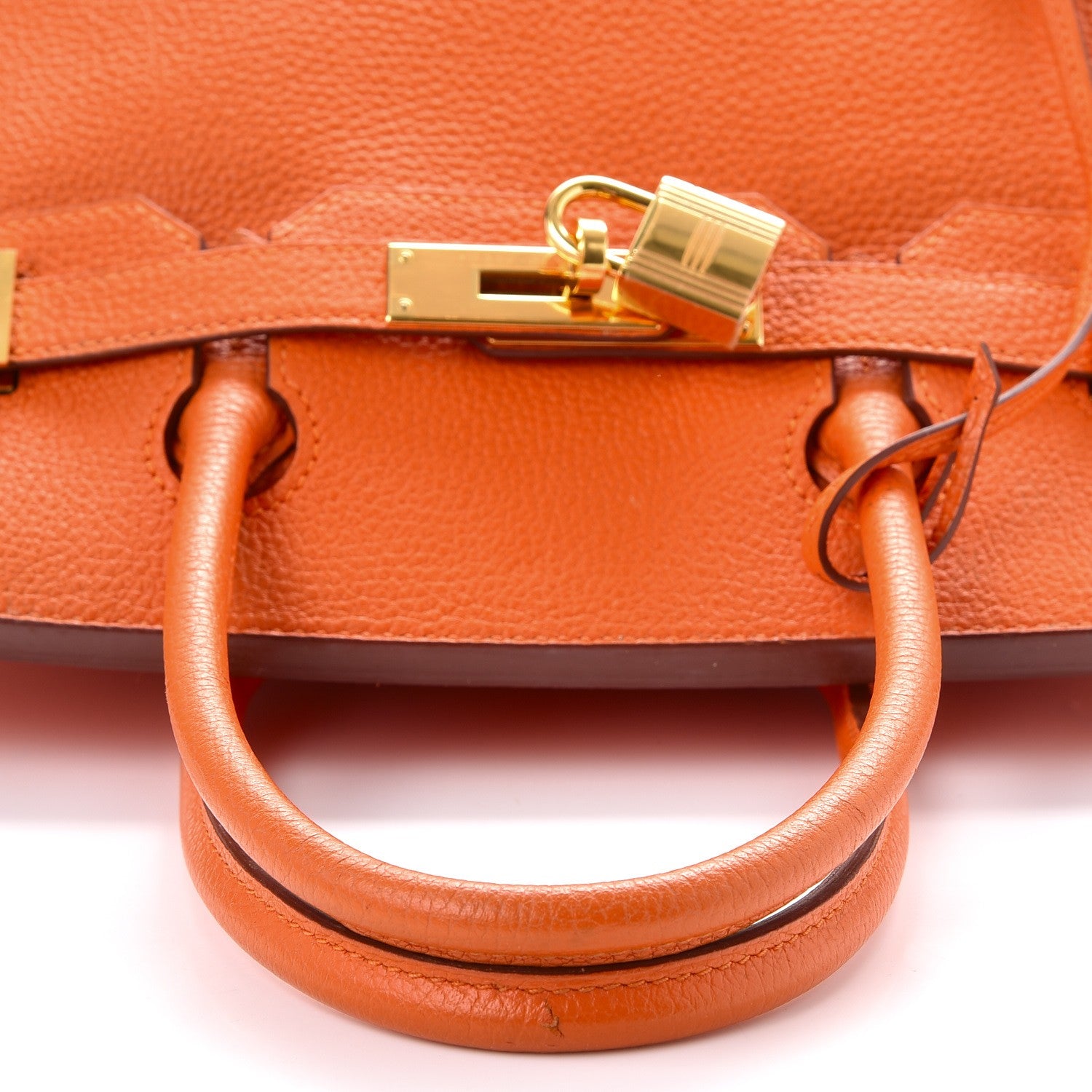 Hermes Togo Birkin 30 Orange 34 of 47