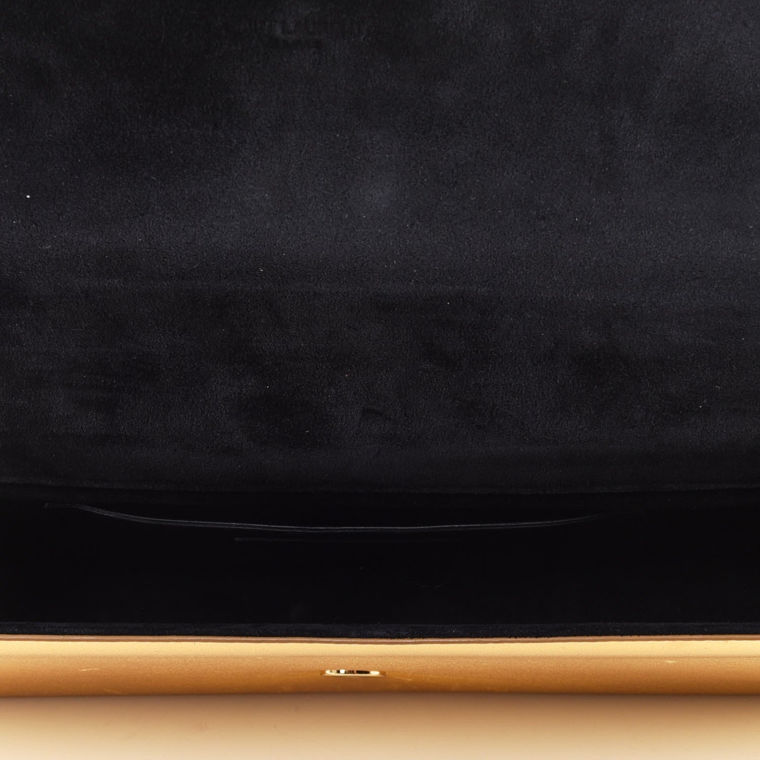 Saint Laurent Metallic Calfskin Monogram Cassandre Clutch Ciad 4 of 5