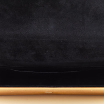 Saint Laurent Metallic Calfskin Monogram Cassandre Clutch Ciad 4 of 5