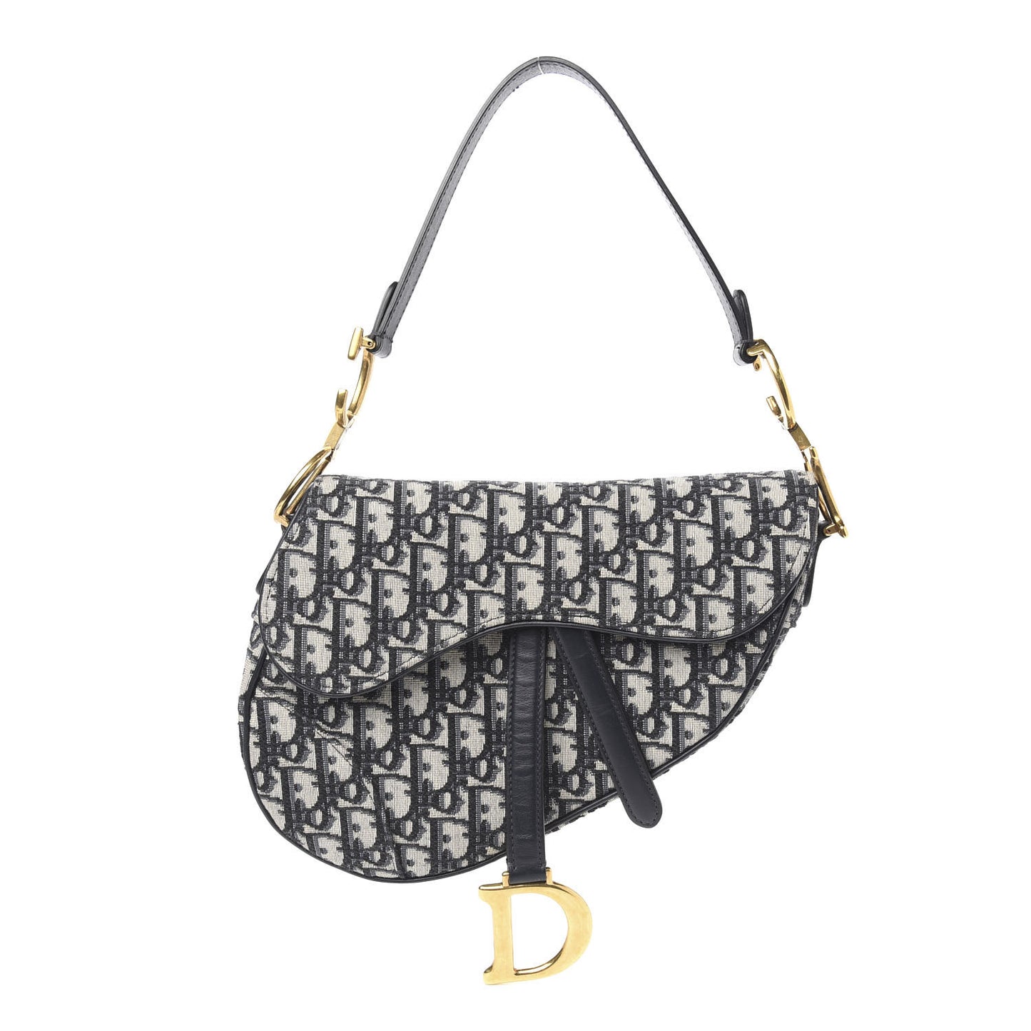 Oblique Saddle Bag Blue