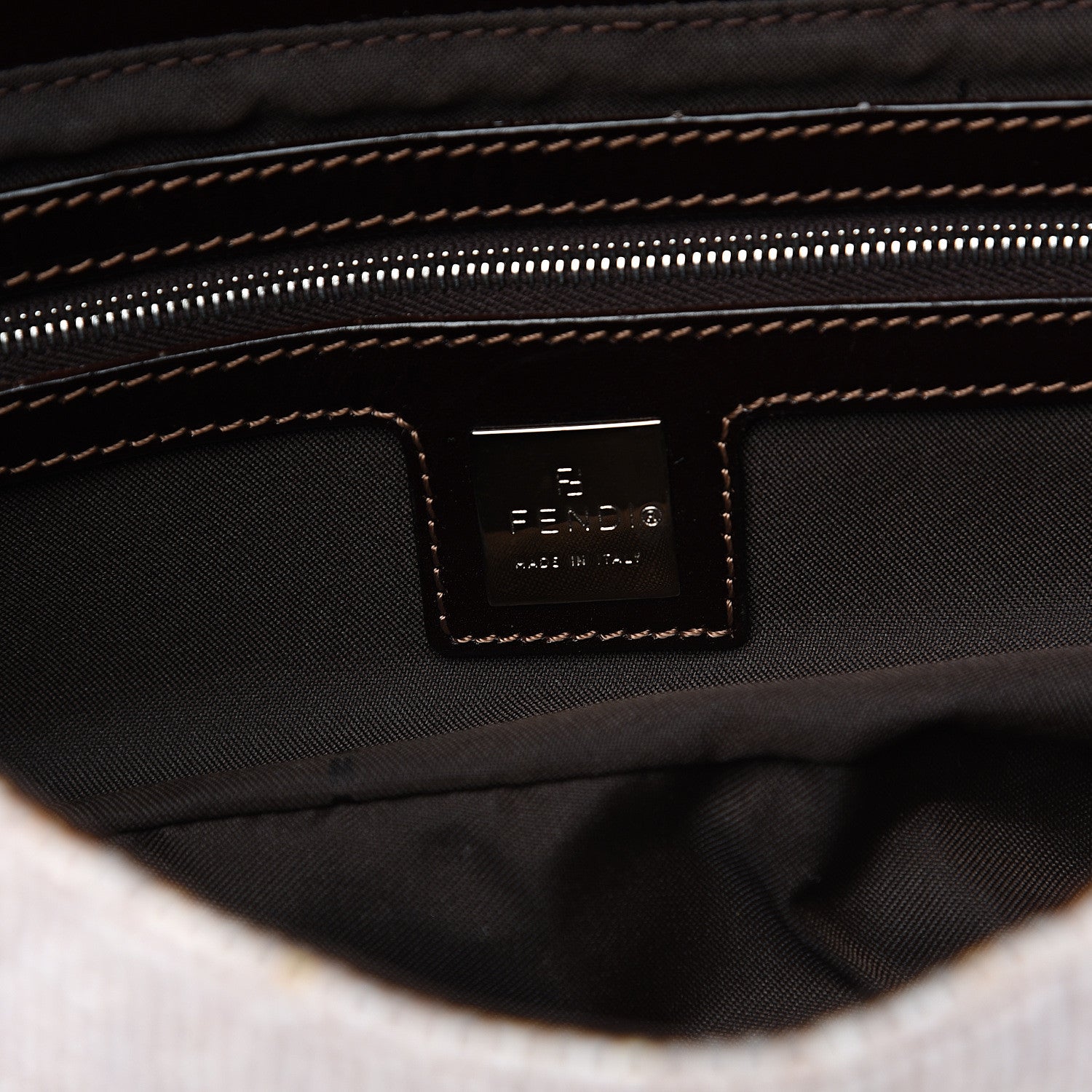 Fendi Beaded Baguette Pale Pink 5 of 15