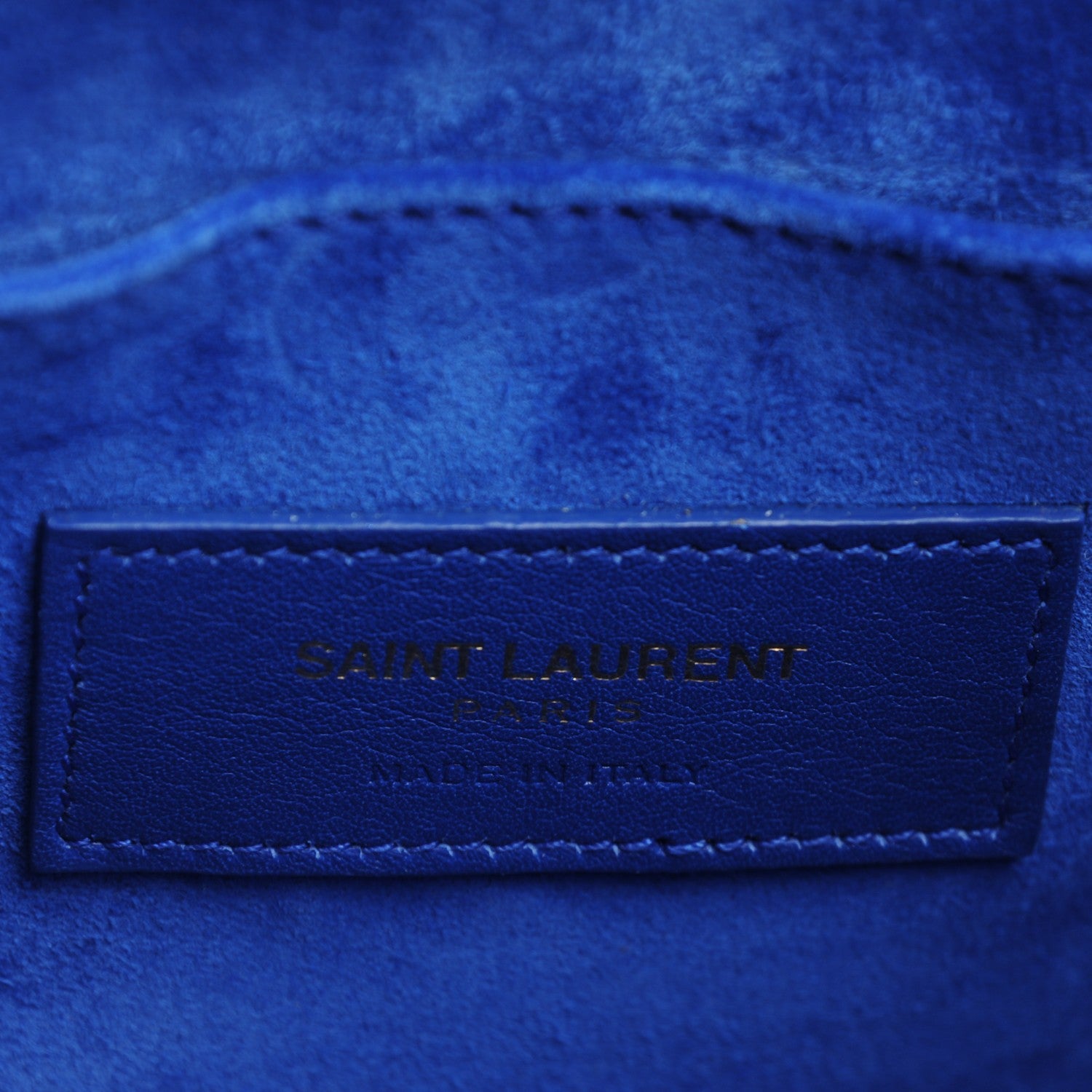 Saint Laurent Calfskin Nano Sac De Jour Royal Blue 7 of 7