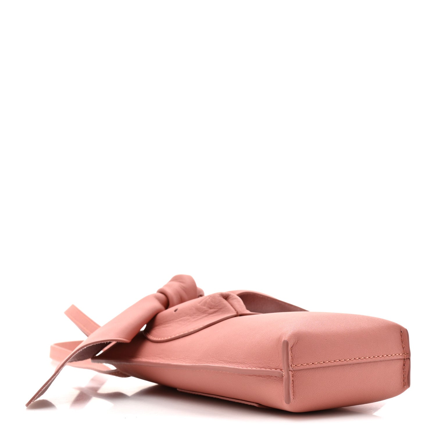 Loewe Calfskin Bunny Pouch Crossbody Bag Peach Bloom 4 of 10