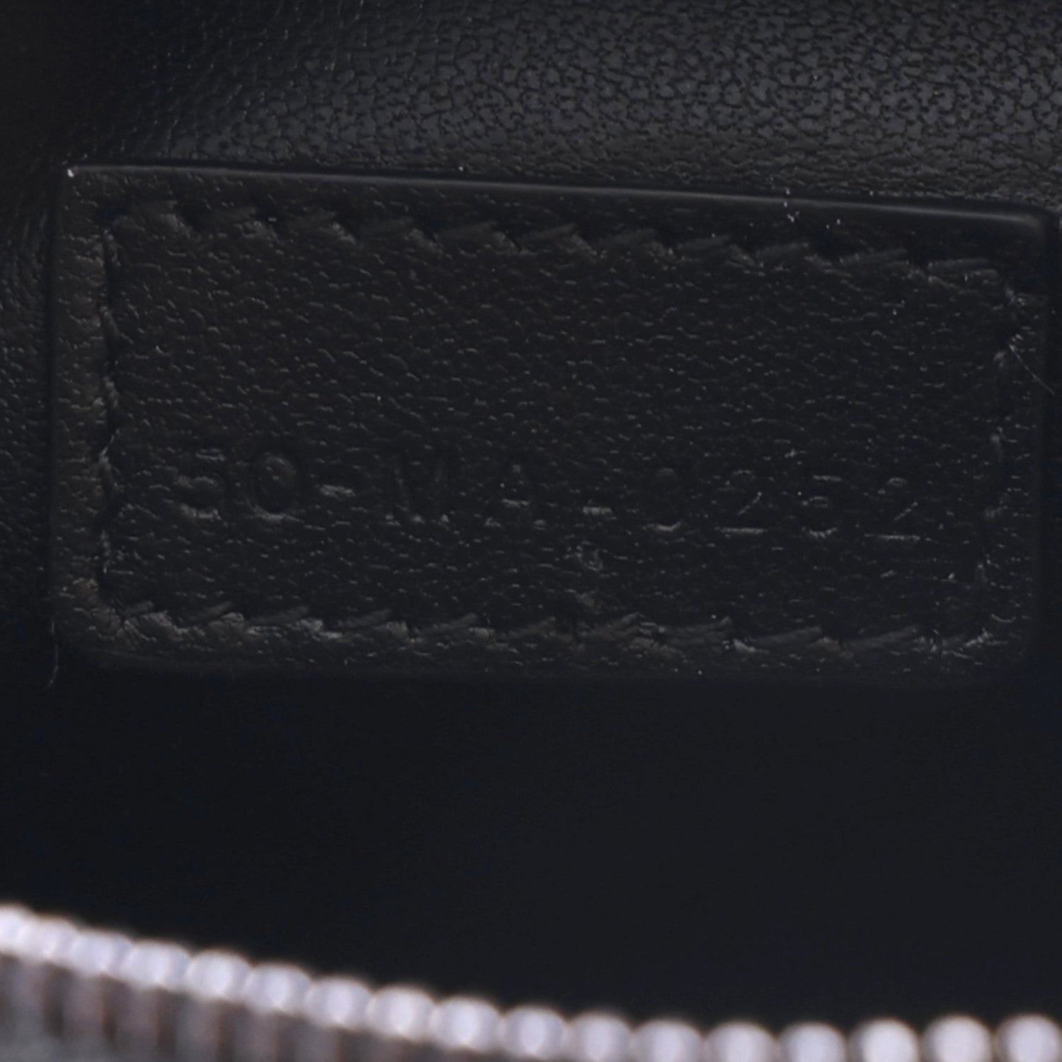 Christian Dior Calfskin Macrocannage Small Diortravel Nomad Pouch Black 6 of 9