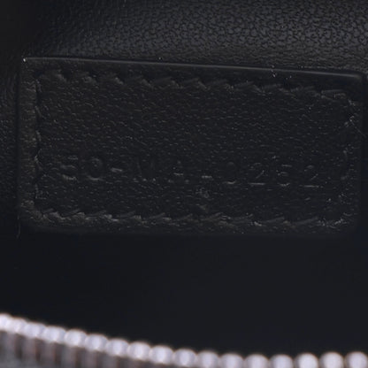 Christian Dior Calfskin Macrocannage Small Diortravel Nomad Pouch Black 6 of 9