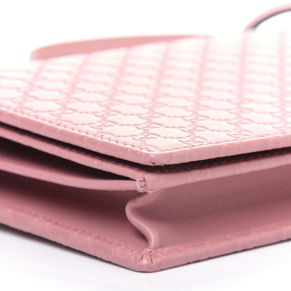 Gucci Microguccissima Crossbody Wallet Soft Pink 7 of 10