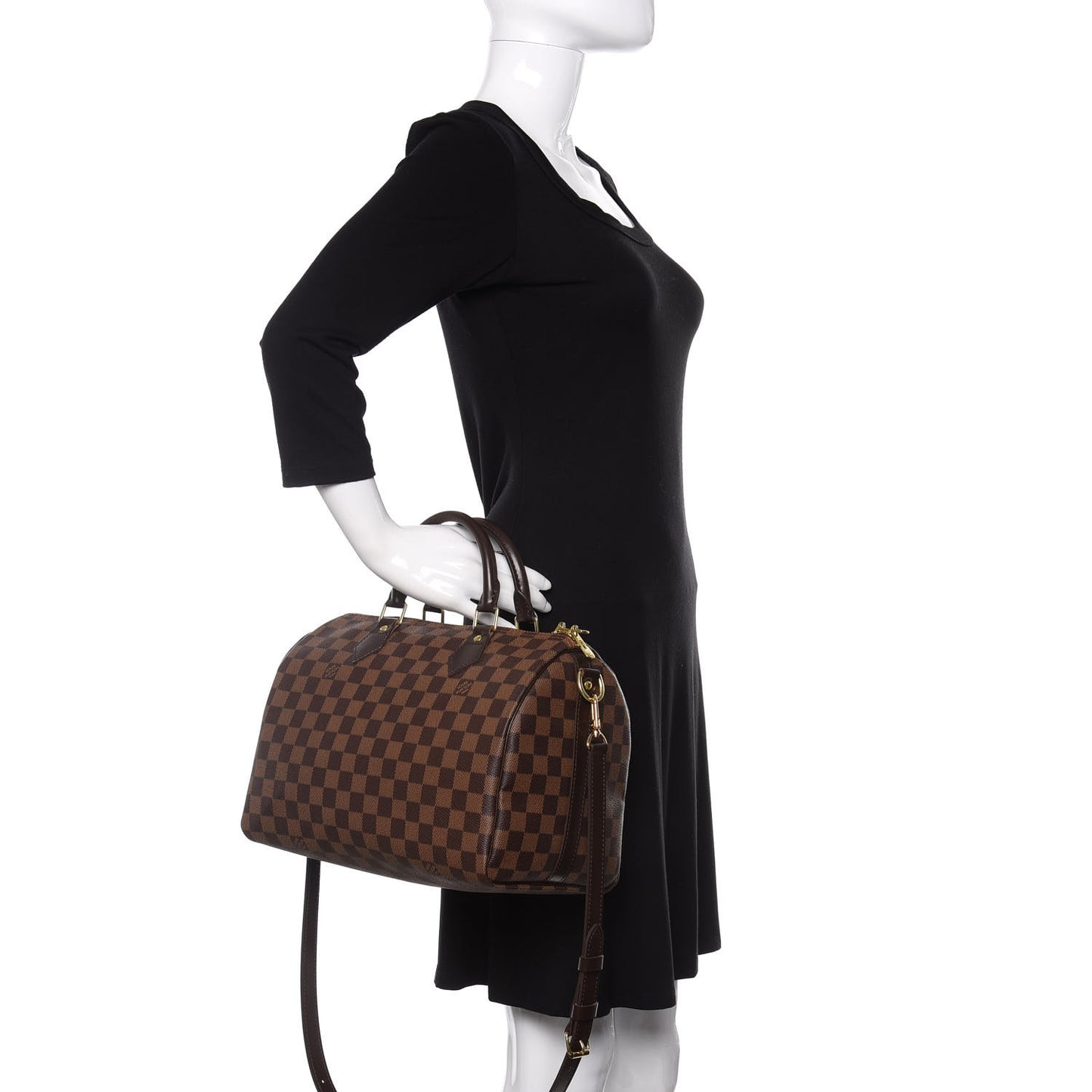 Damier Ebene Speedy Bandouliere 30