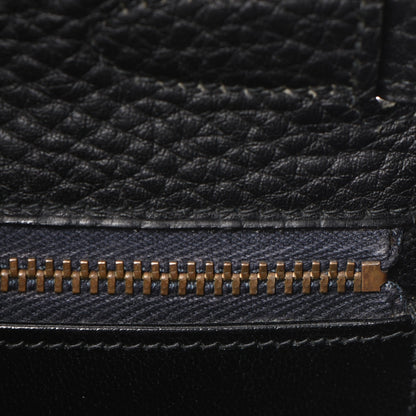 Hermes Taurillon Clemence Kelly Retourne 32 Black 28 of 35