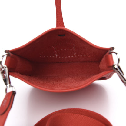 Hermes Taurillon Clemence Evelyne TPM Rouge Tomate 5 of 10
