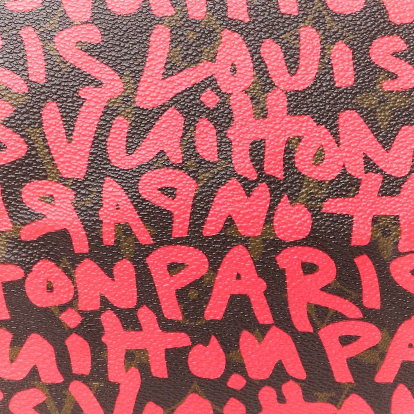 Monogram Graffiti Speedy 30 Fuchsia