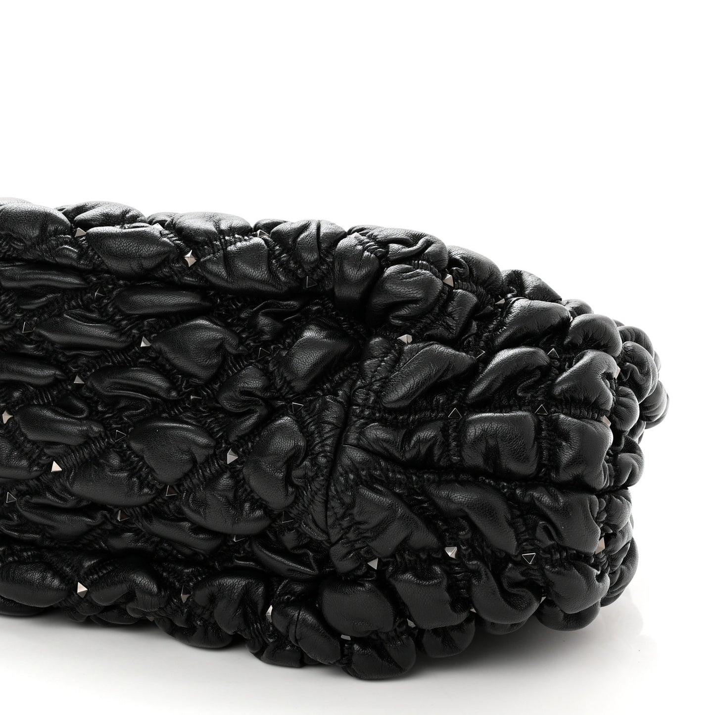 Nappa Spikeme Hobo Bag Black